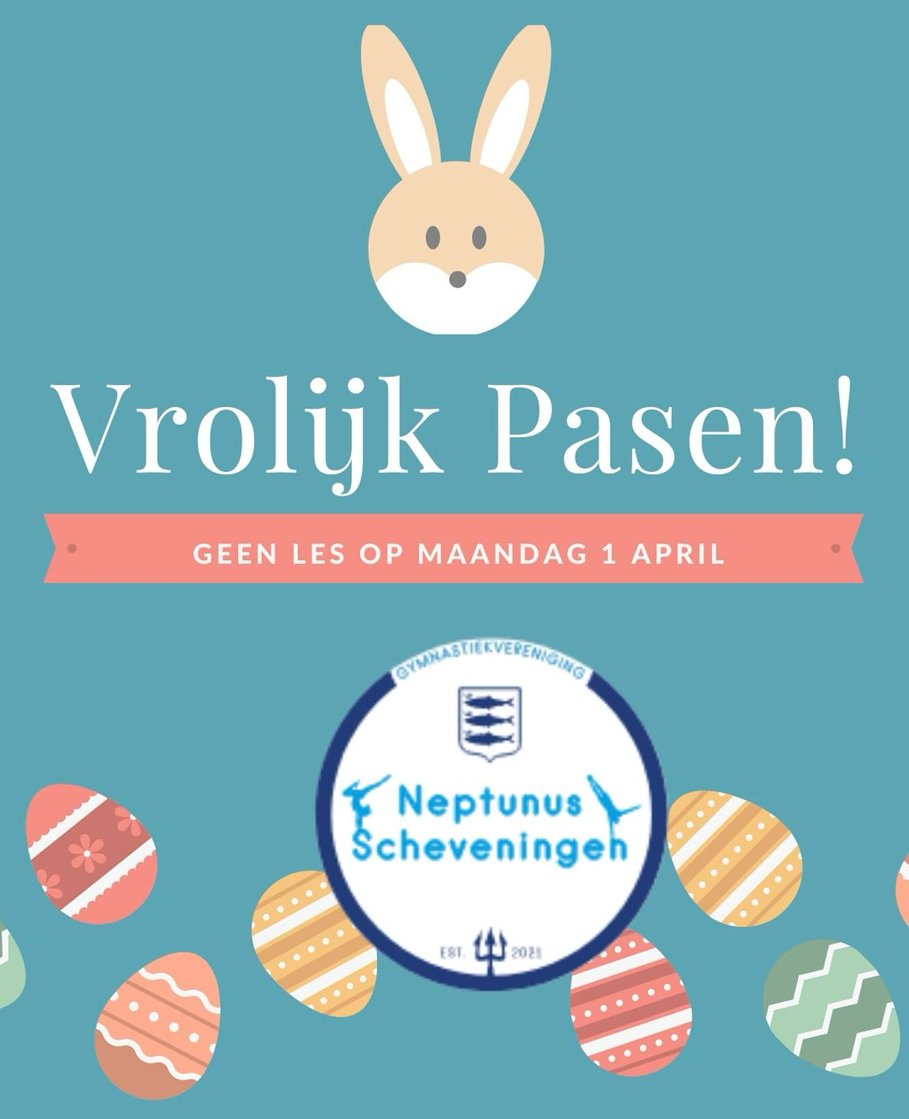 Geen les op 1 april – Fijne Pasen!